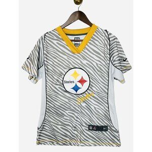Nike Pittsburgh Steelers Jersey Youth XXL Ben Roethlisberger #7 Tiger Stripe
